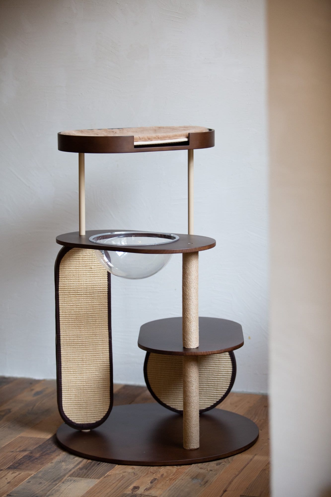 Catime Cat Tree — Dark Brown photo 1
