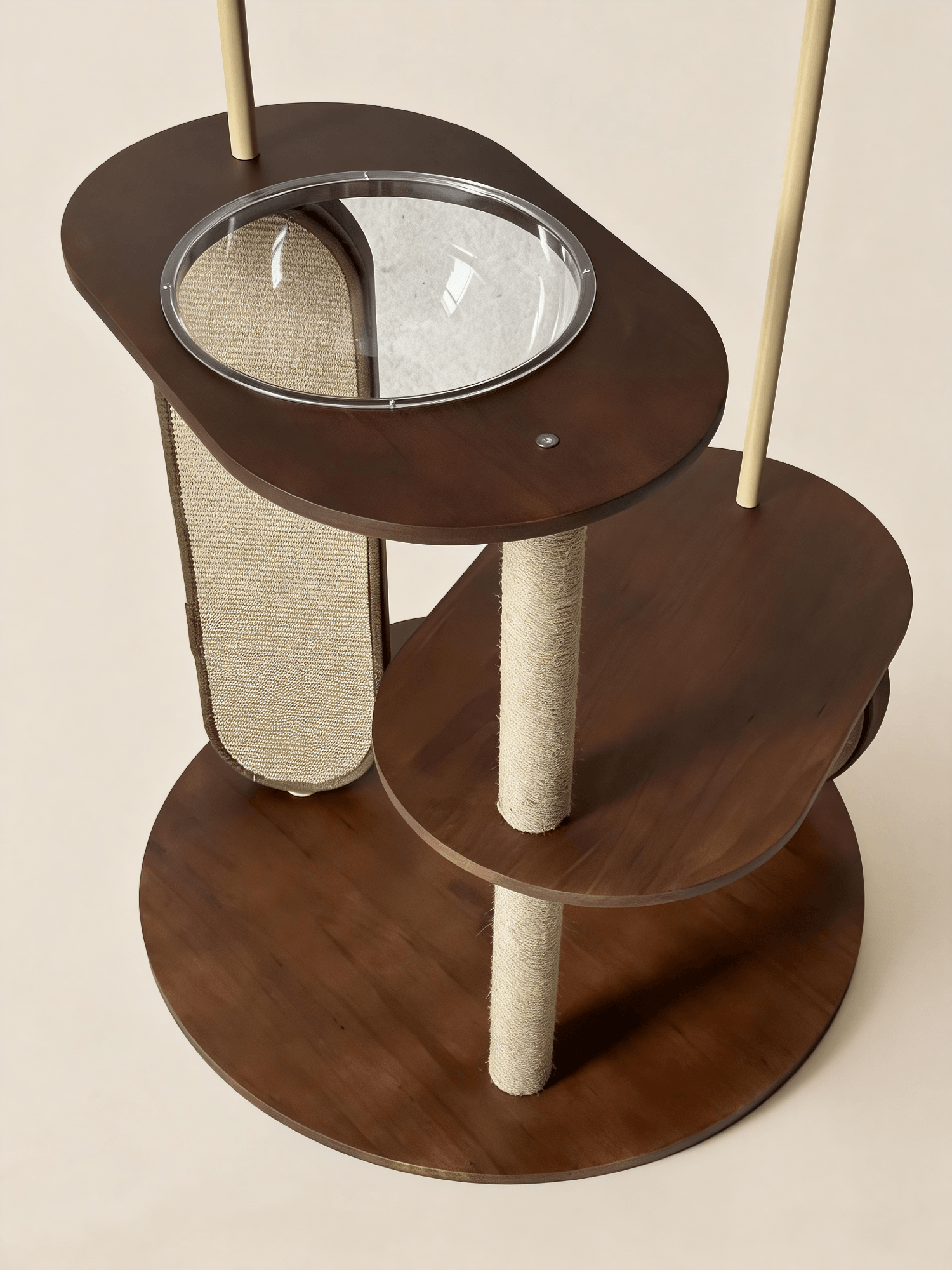Catime Cat Tree — Dark Brown photo 2
