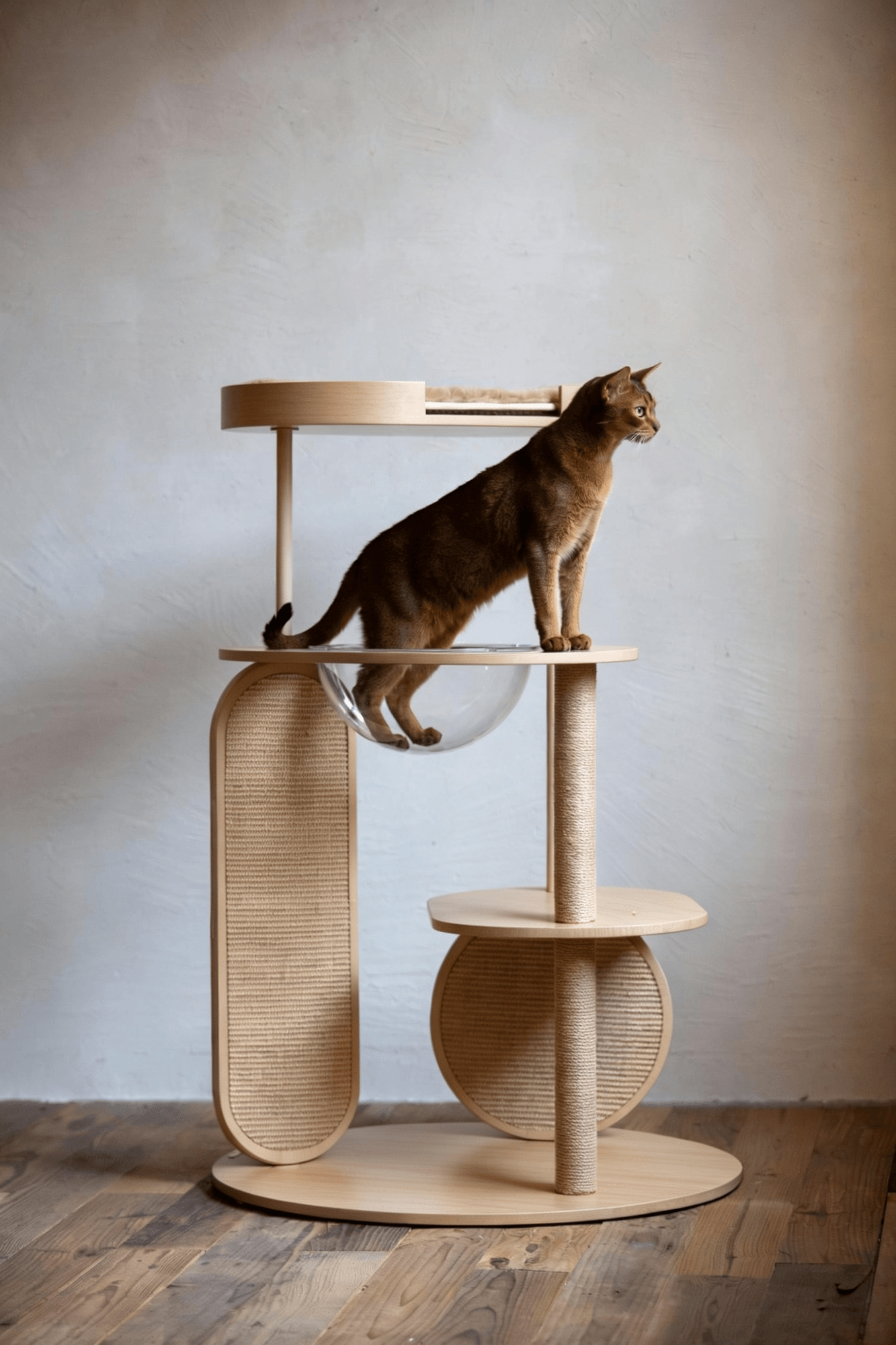 Catime Cat Tree — Burlywood photo 1